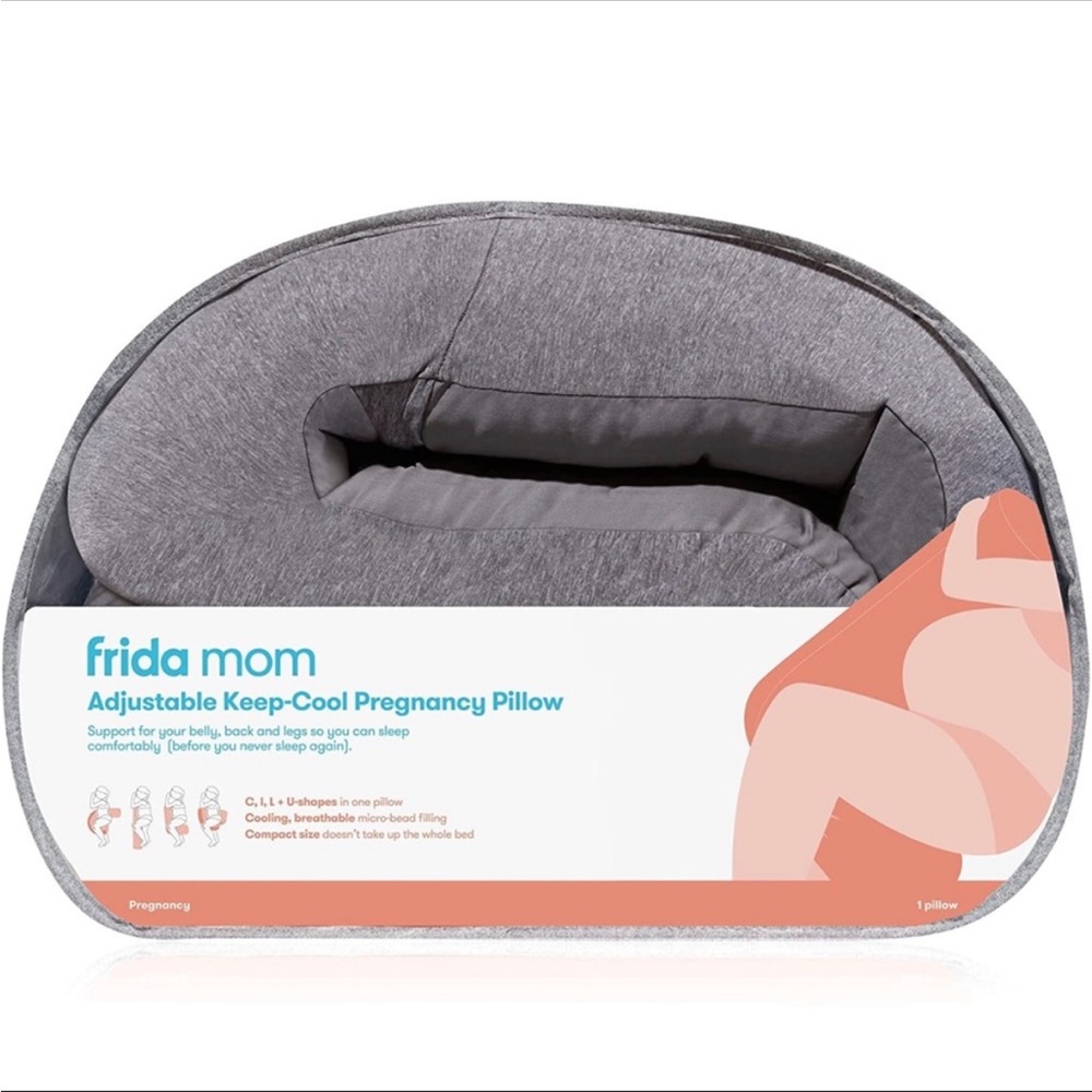 Frida Mom Adjustable Keep-Cool Pregnancy Body Pillow